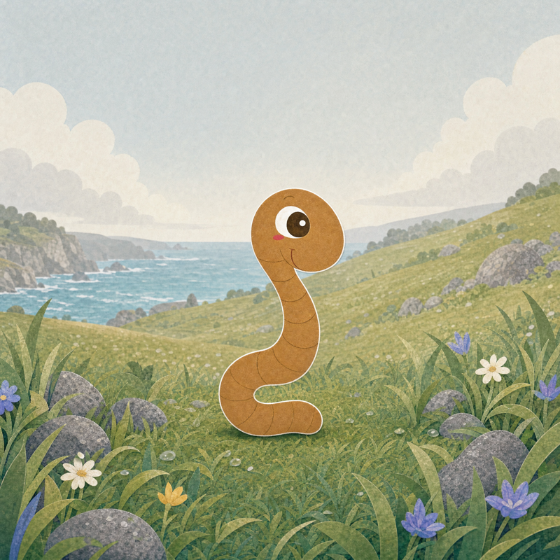 The warm-brown worm.